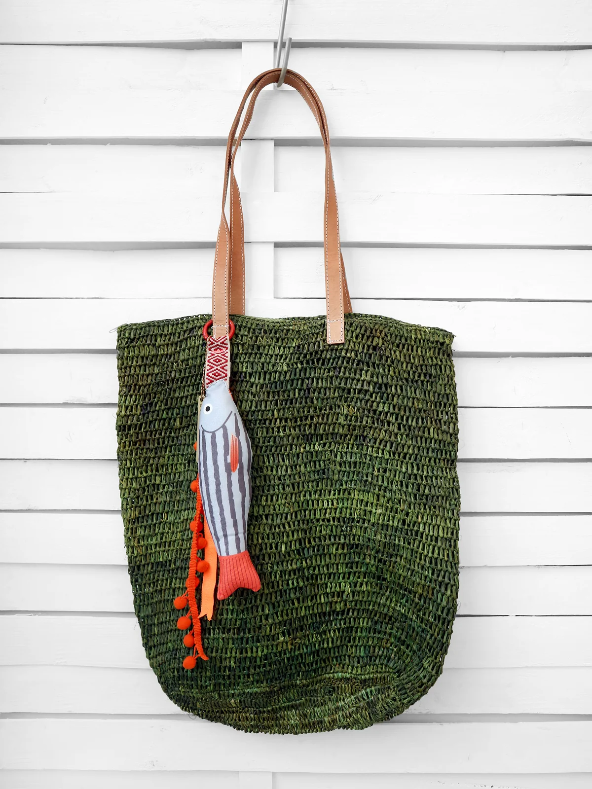 Bolso de Ratán Verde